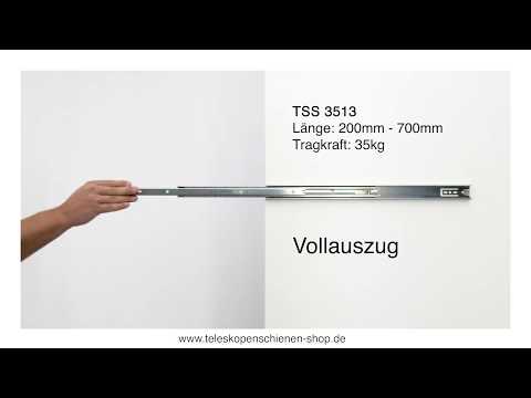 Vollauszug 35 kg | 250mm - TSS 3513-250